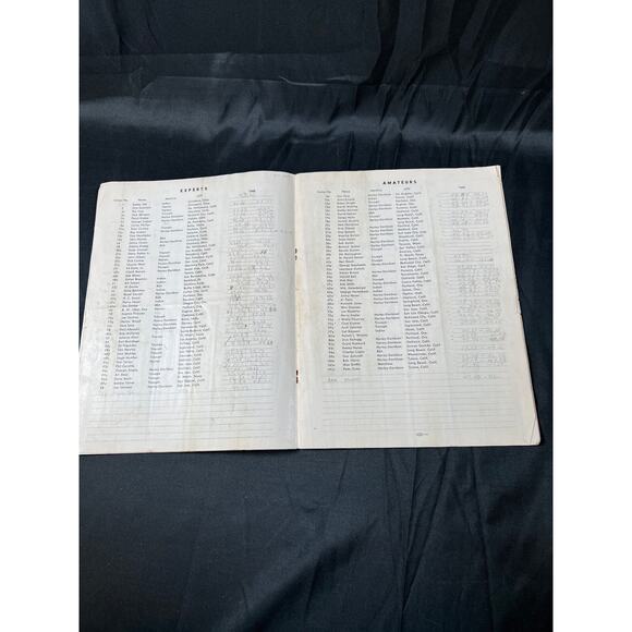 NATIONAL CHAMPIONSHIP MOTORCYCLE RACES SAN MATEO CALIFORNIA 1952 VINTAGE BOOK - Picture 7 of 12